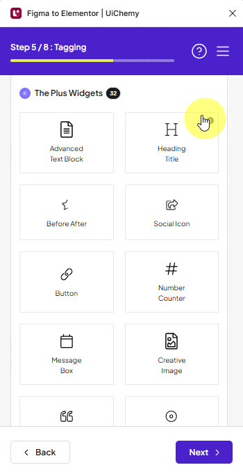 UiChemy Design Auto Layout Elementor The Plus Widgets