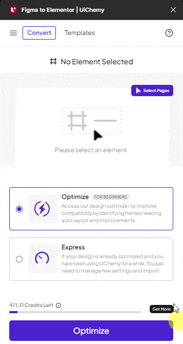uichemy clean uploads new ui