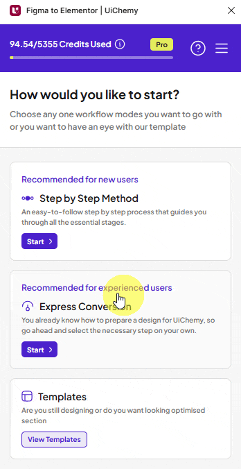 Figma to WordPress converter, UI Chemy, July 2023, latest updates for website design tools.