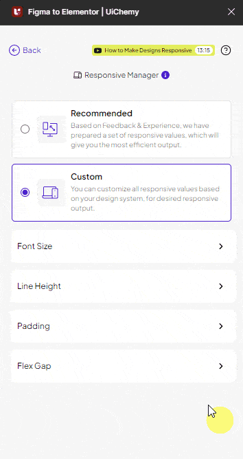 uichemy responsive manager line height new ui