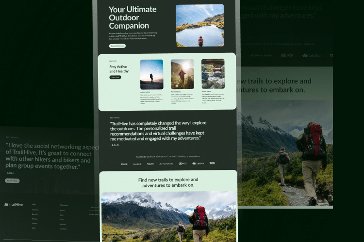 Webflow SaaS — Nature Company