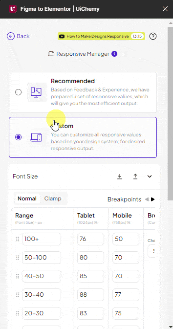 uichemy responsive manager calculator new ui