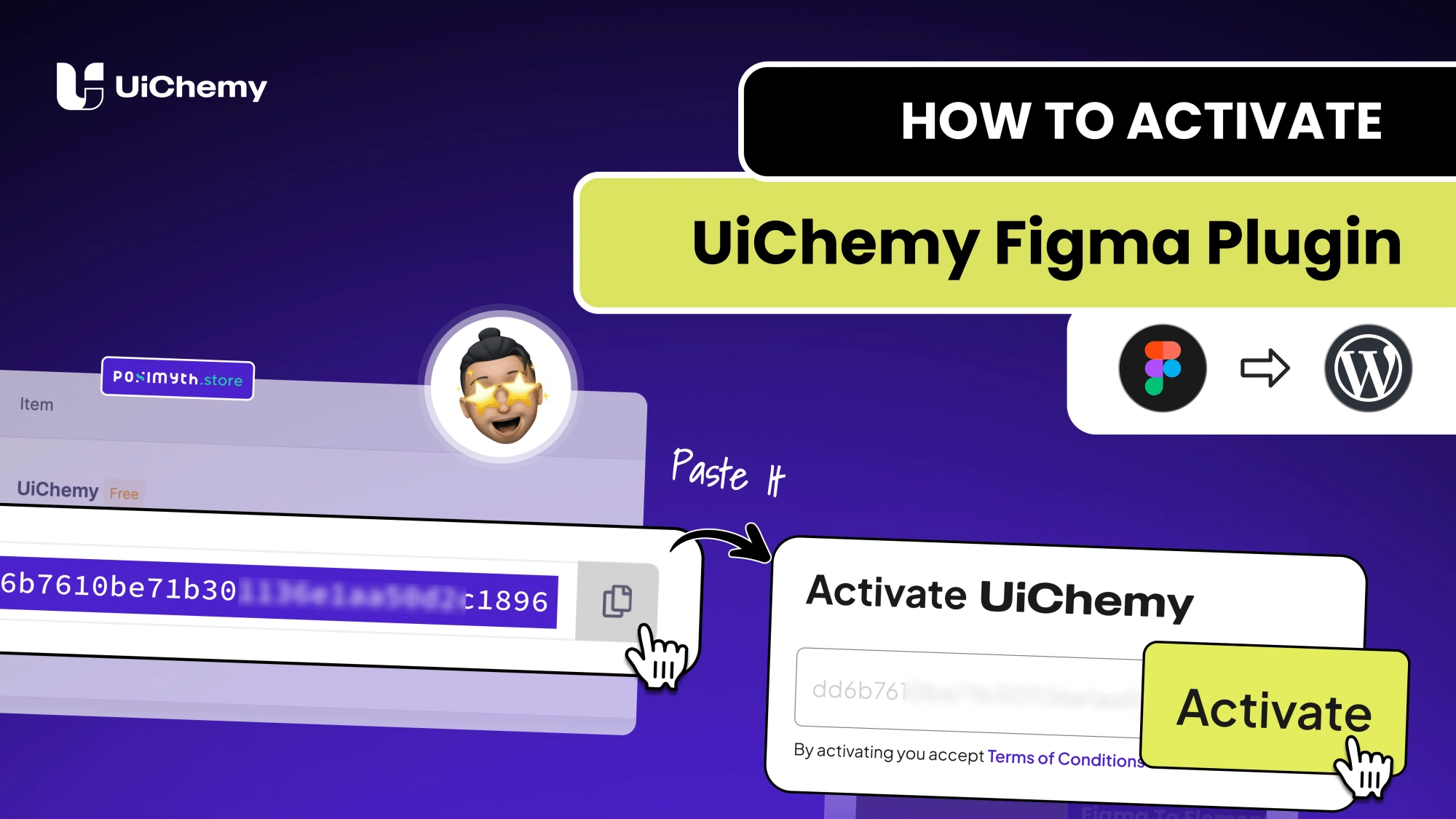 How to Activate UiChemy Figma Plugin_