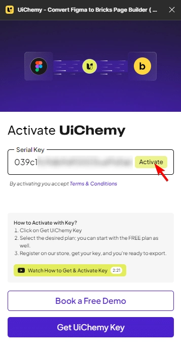 uichemy activate key