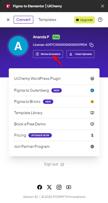 uichemy renew activation new ui