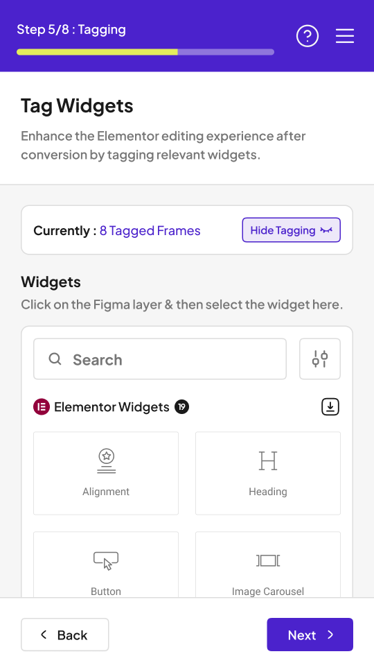 Step 5 Tagging