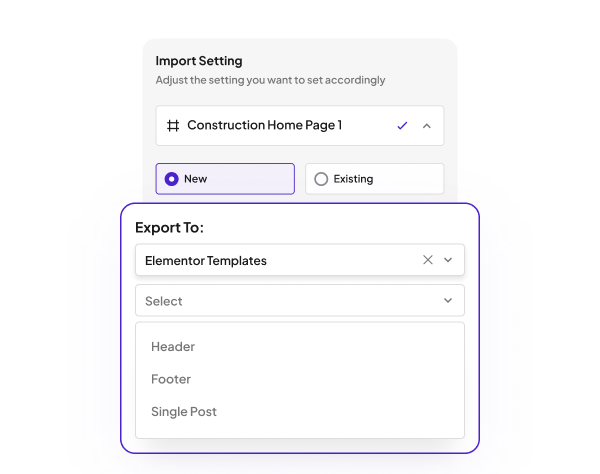 header footer