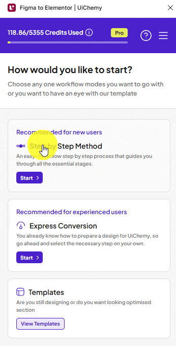 UiChemy Design Non Auto Layout