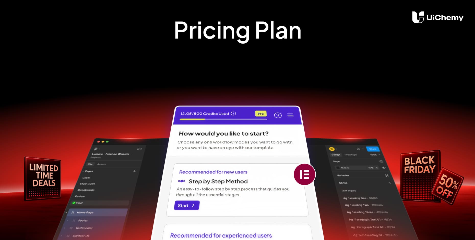Uichemy Pricing feature 1