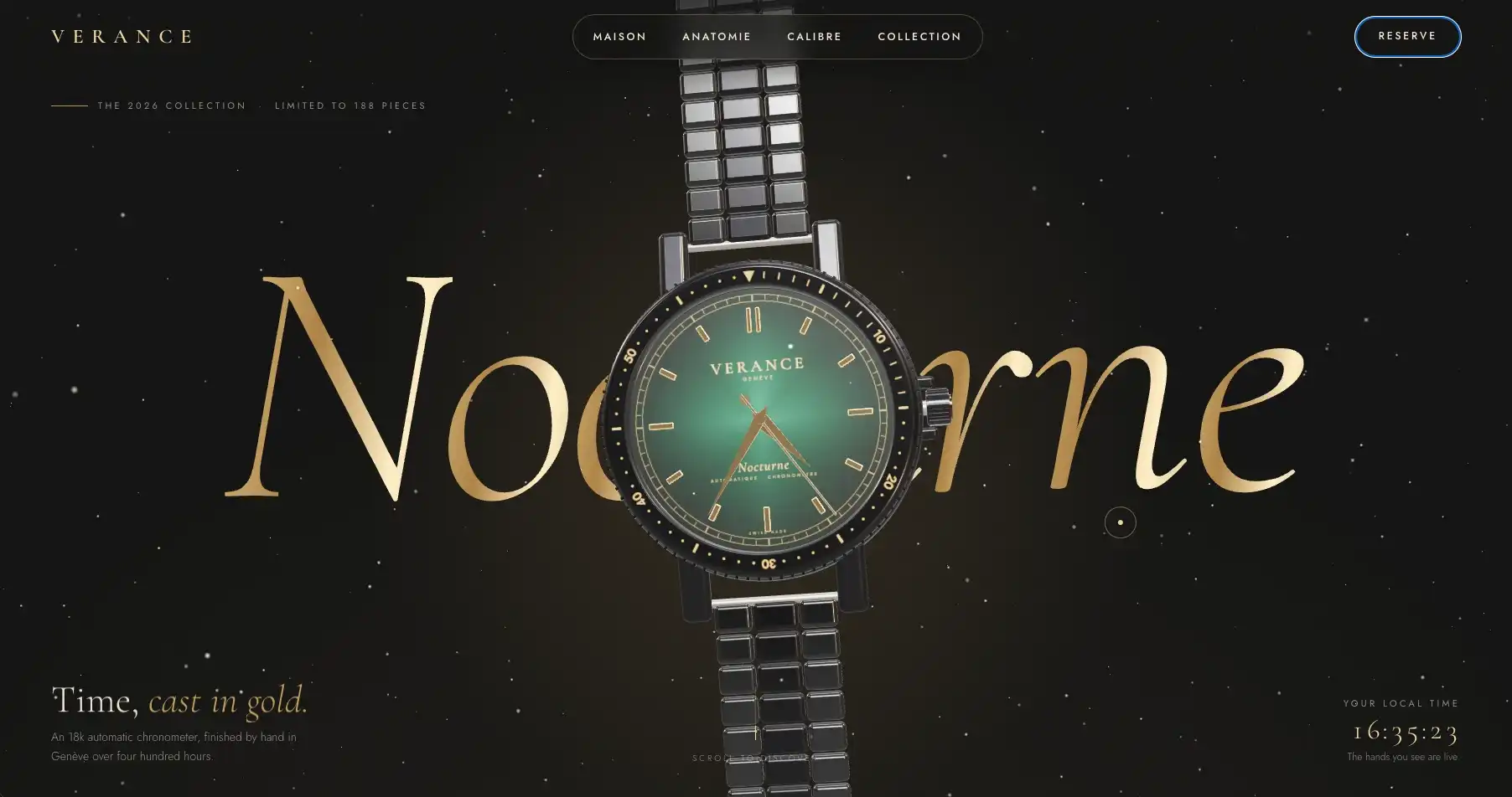 Verance 3D Luxury Watch