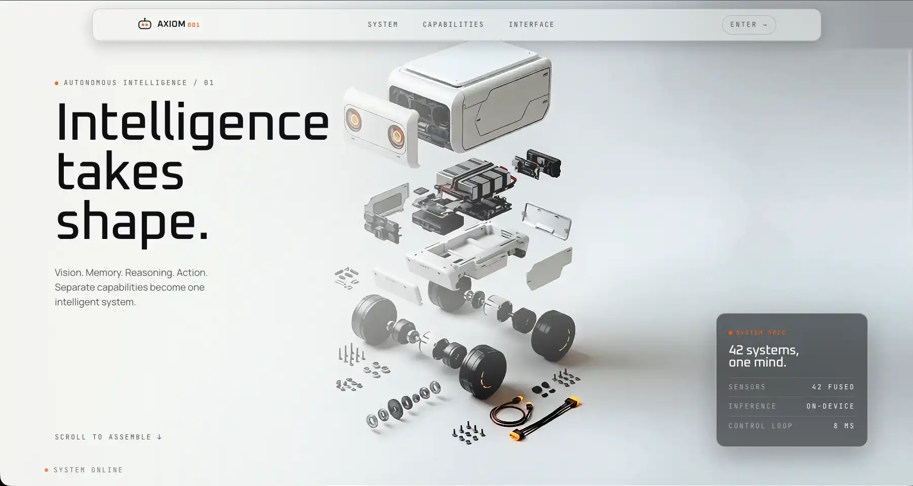 Autonomous Intelligence AI Robot