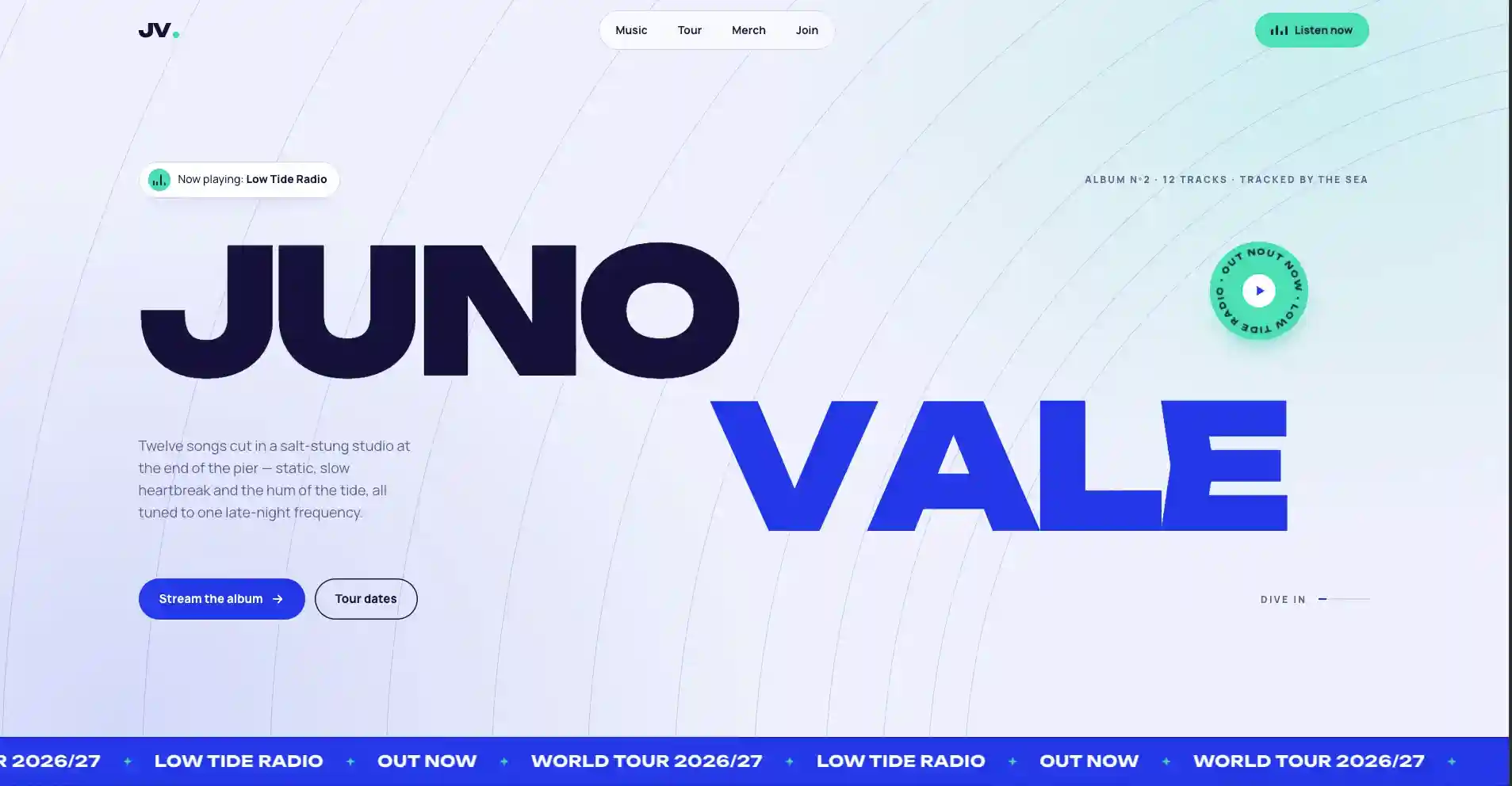 Juno Vale  Low Tide Radio