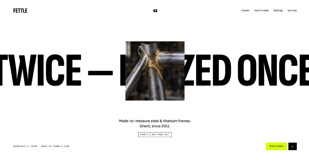 Fettle Frameworks Custom Bicycle Frames