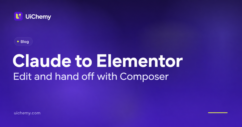 Claude to Elementor: Make Your Website Editable With Composer