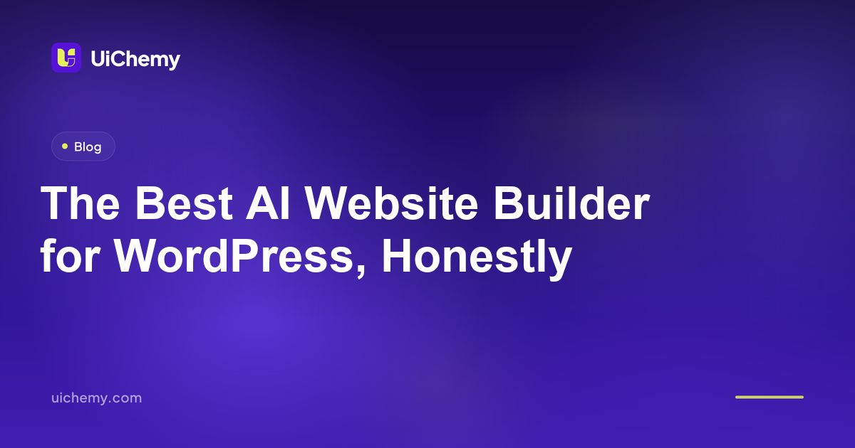 The Best AI Website Builder for WordPress, Honestly