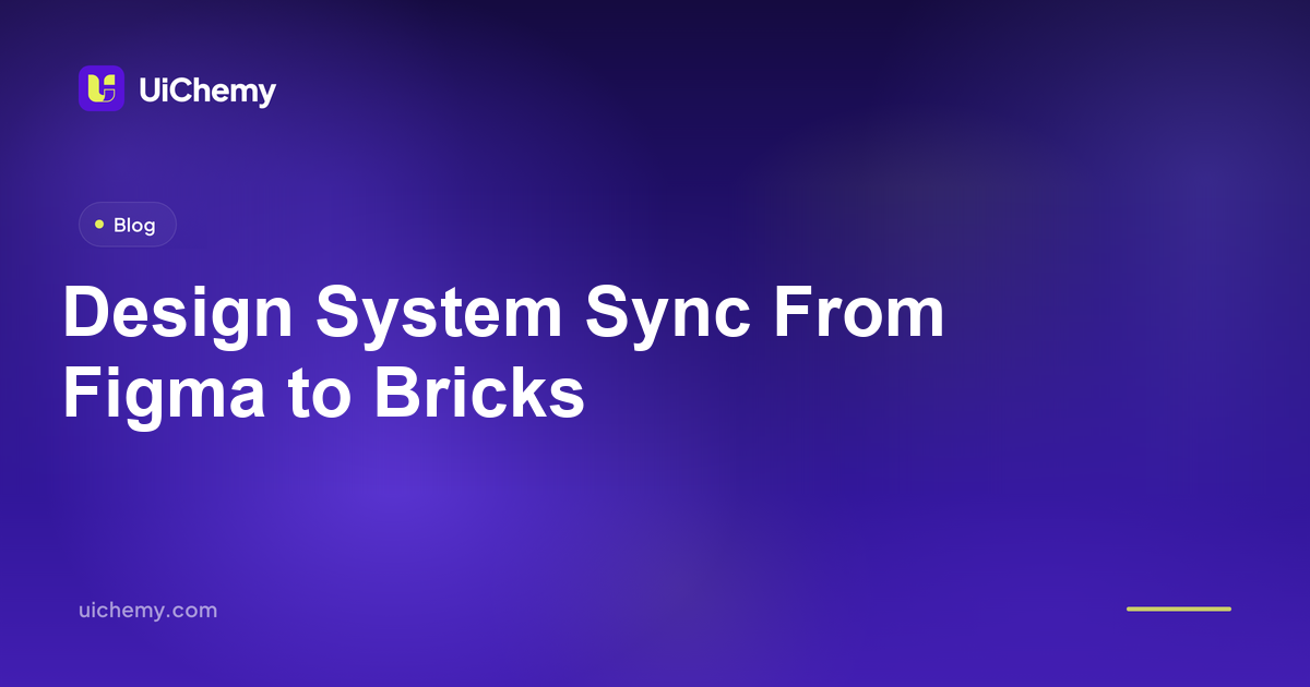 Design System Sync From Figma to Bricks