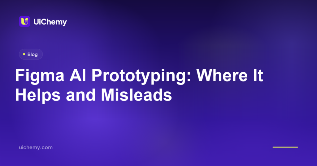 Figma AI Prototyping: Where It Helps and Misleads