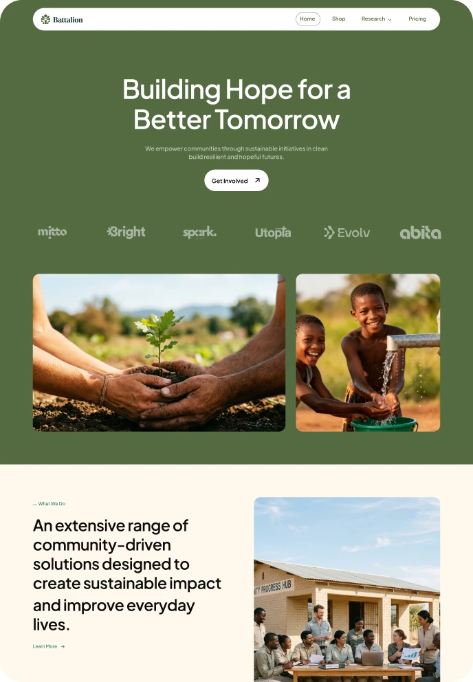 Website preview card