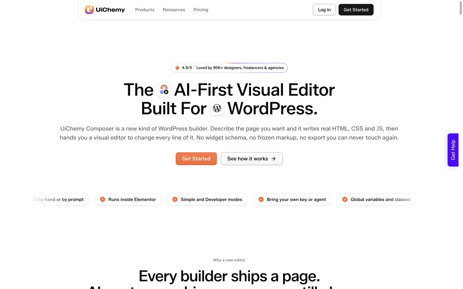 The UiChemy Composer pricing page