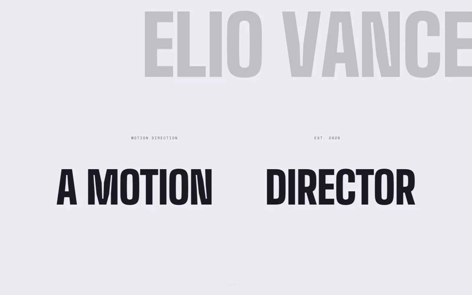 Elio Vance Motion Director