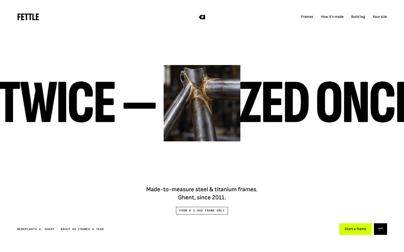 Fettle Frameworks Custom Bicycle Frames