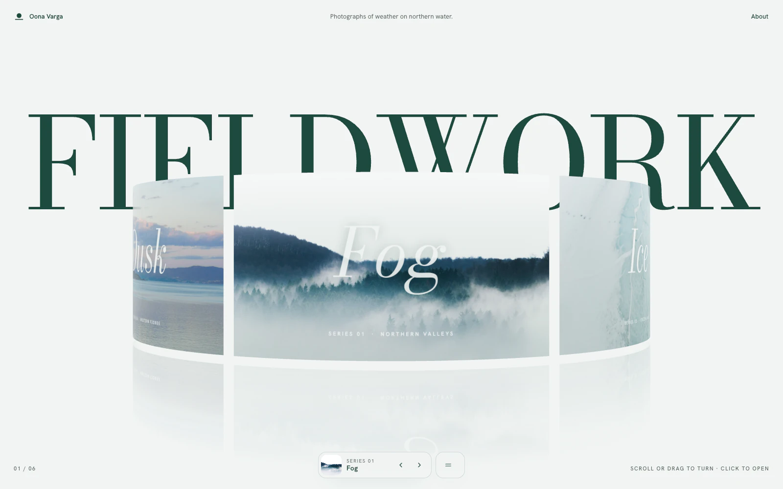 Fieldwork A WebGL Photography Carousel