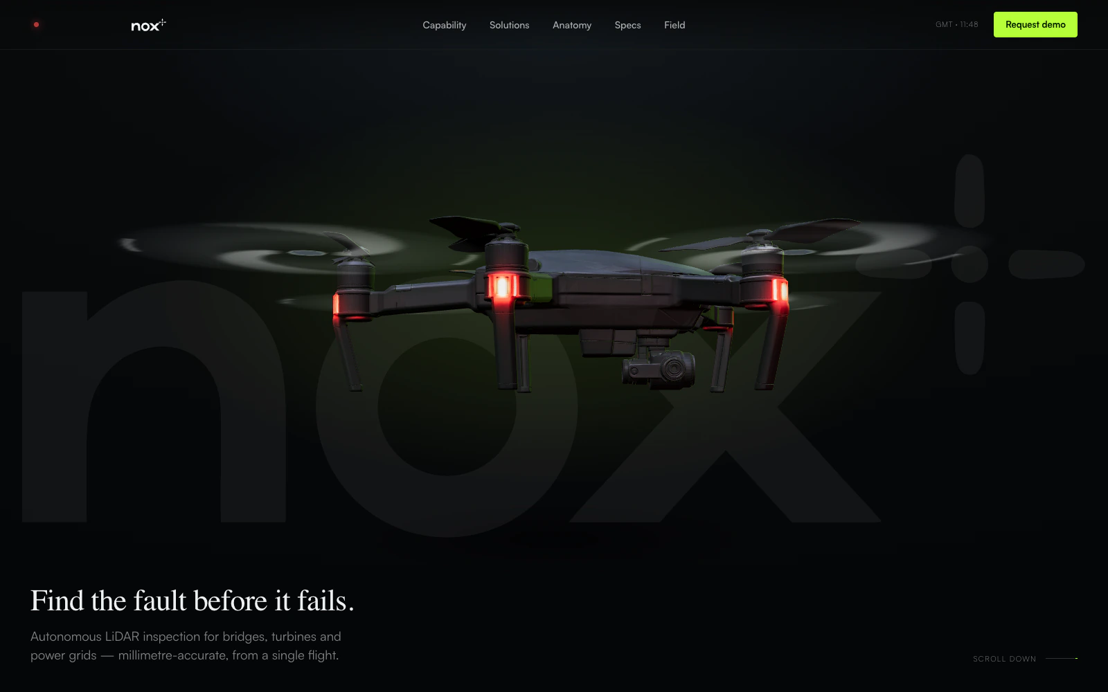 NOX Autonomous LiDAR Inspection Drone