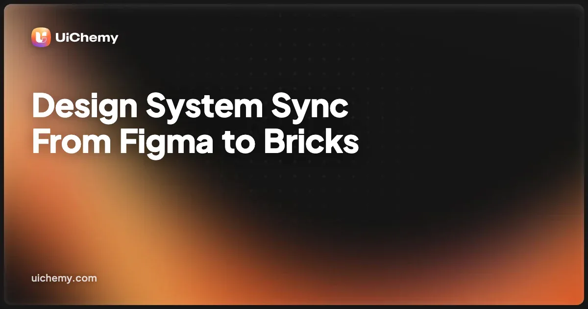 Design System Sync From Figma to Bricks