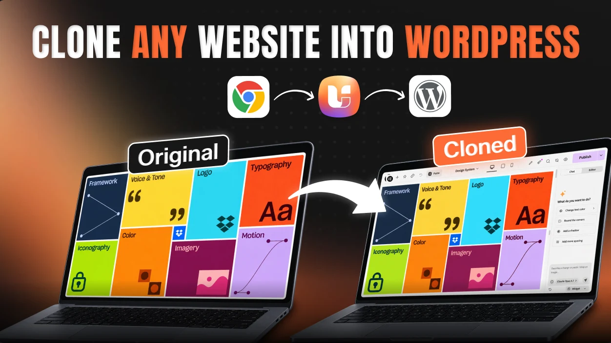 Clone Any Animated Website Into Editable WordPress With AI | UiChemy