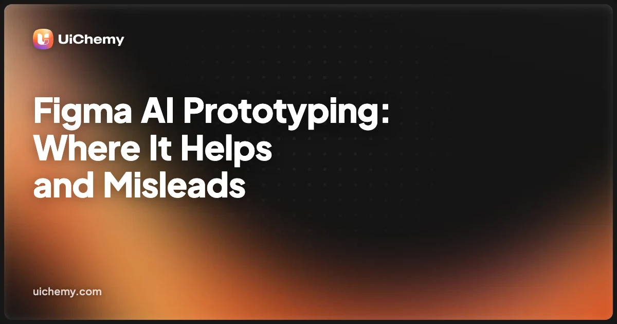 Figma AI Prototyping: Where It Helps and Misleads
