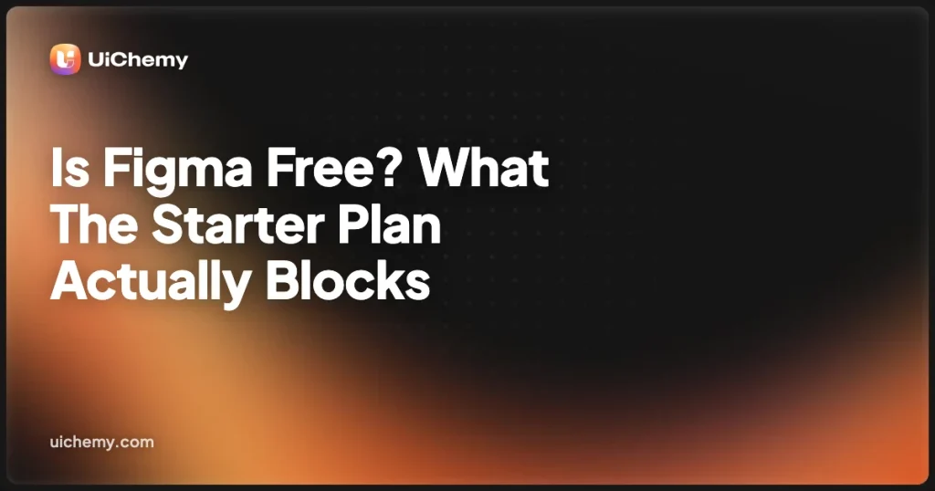 Is Figma Free? What The Starter Plan Actually Blocks