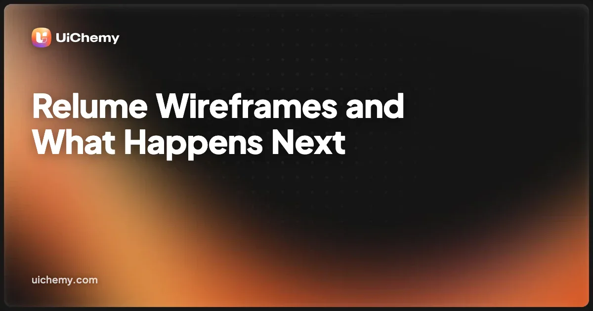 Relume Wireframes and What Happens Next