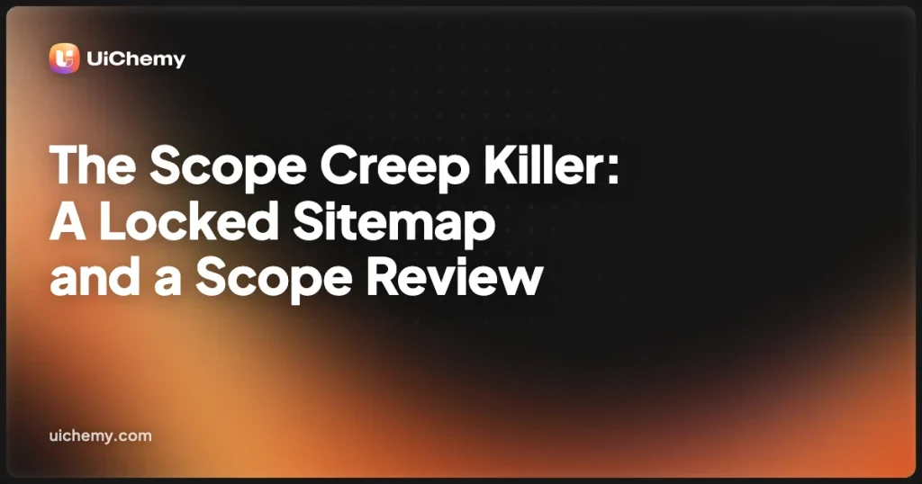 The Scope Creep Killer: A Locked Sitemap and a Scope Review