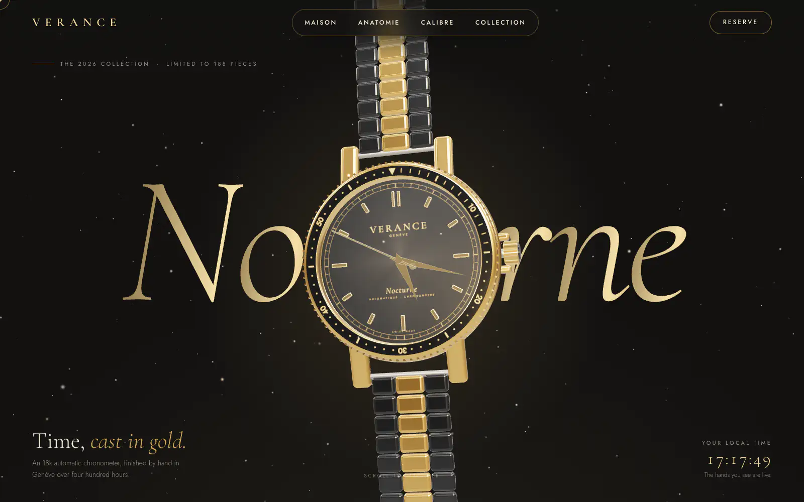 Verance 3D Luxury Watch